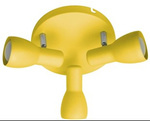 PICARDO LAMPA SUFITOWA PLAFON 3X40W E14 MUSZTARDOWY