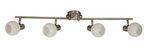 AVILA LAMPA SUFITOWA LISTWA 4X40W E14 SATYNA