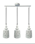 HAMP LAMPA WISZĄCA 3X60W E27 BIAŁY