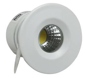 SH-14 WH 3W LED 230V BIAŁY  oczko sufitowe  lampa sufitowa HERMETYCZNA  IP65  odporna na wilgoć