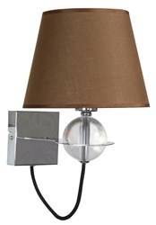 TESORO LAMPA KINKIET 1X40W E14 BRĄZOWY